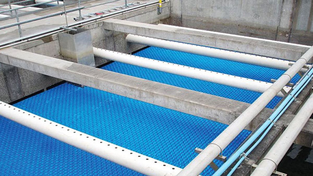 automatic sewage treatment plant
